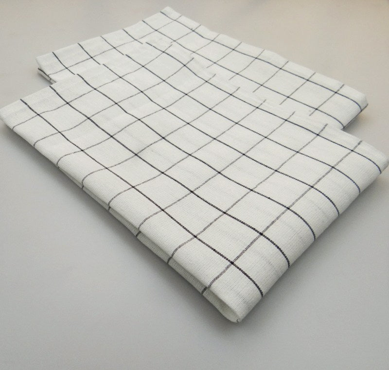Kitchen napkin towel lattice print