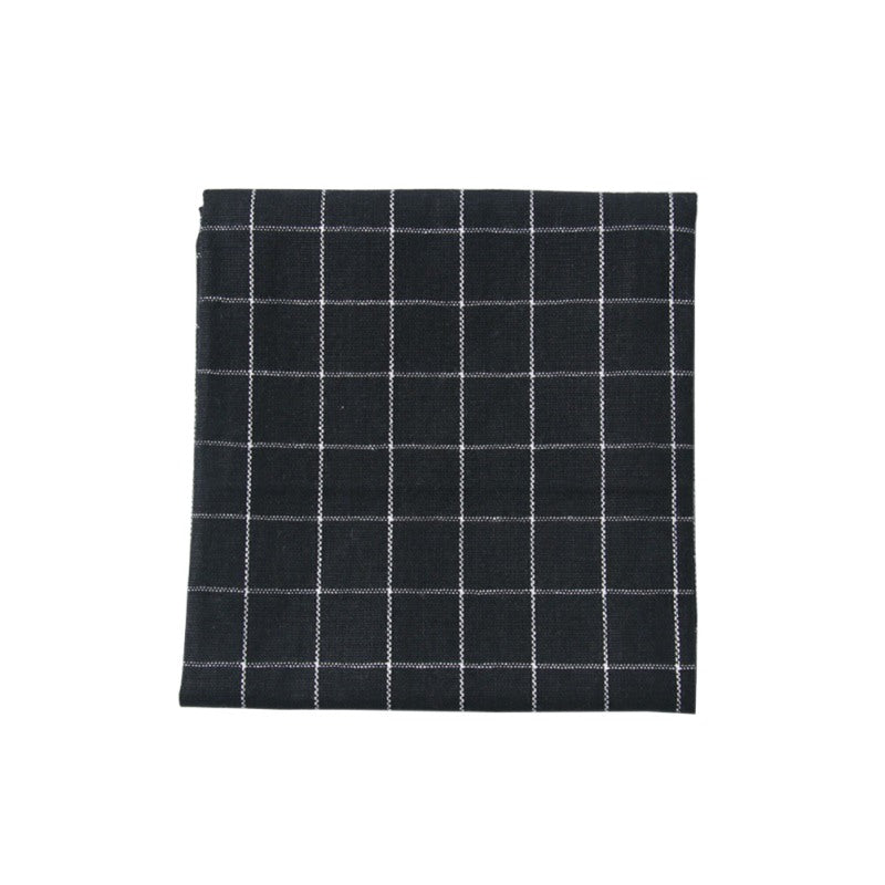 Minimalist check dish cloth