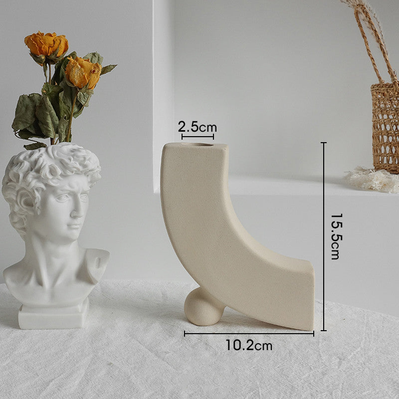 Minimalist art vase for home decor
