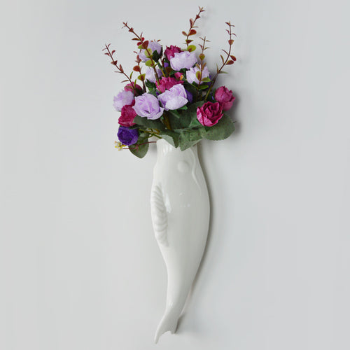 White goldfish wall hanging art