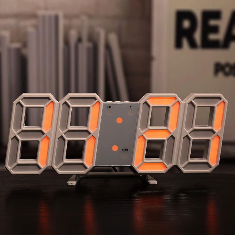 Digital clock with calendar and alarm