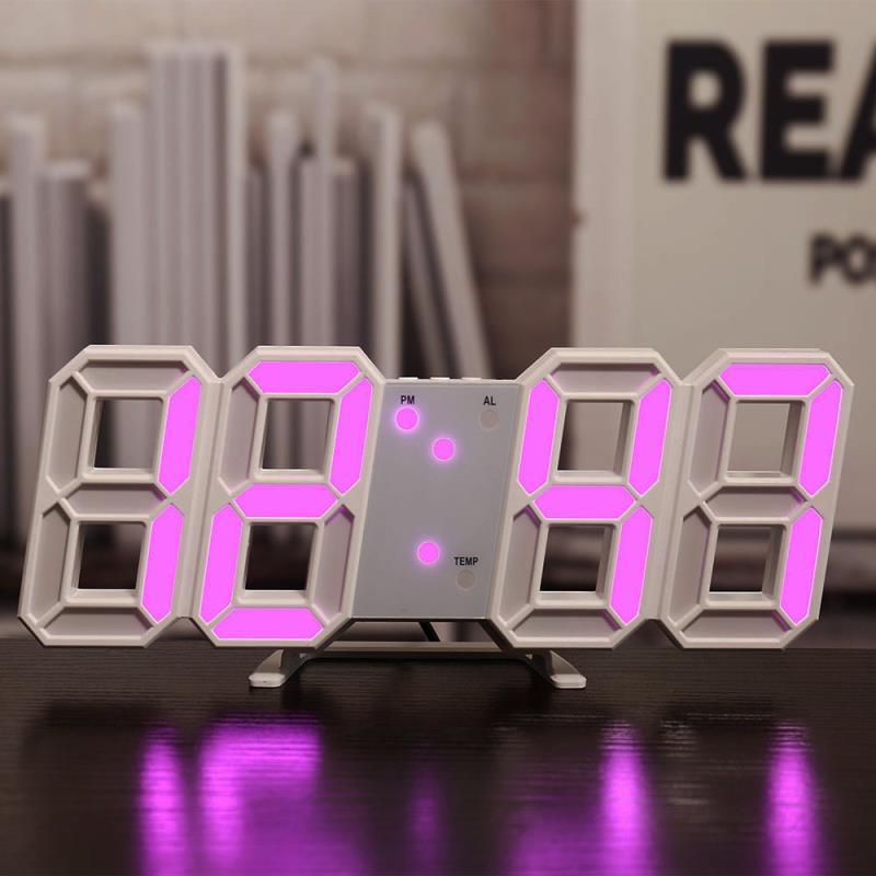 LED wall clock display detail