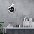 Musical notes treble clef wall clock