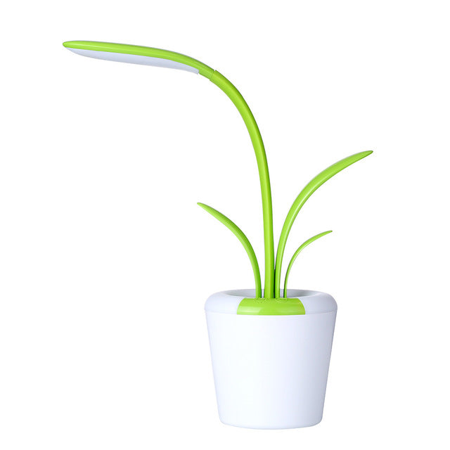 Eye-care LED table lamp on desk