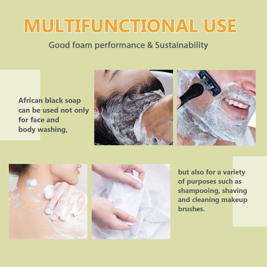 African black soap bar
