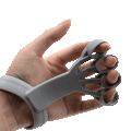 Silicone finger exerciser and hand grip trainer