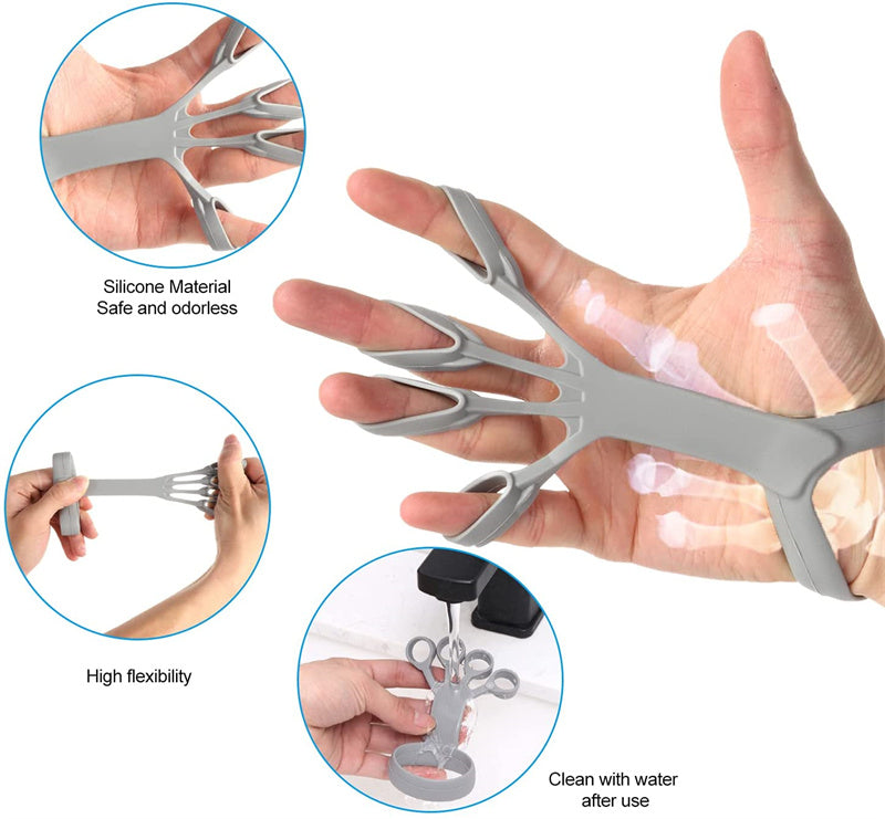 Finger exerciser being used for rehabilitation
