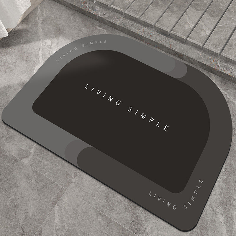 Quick-drying door mat detail