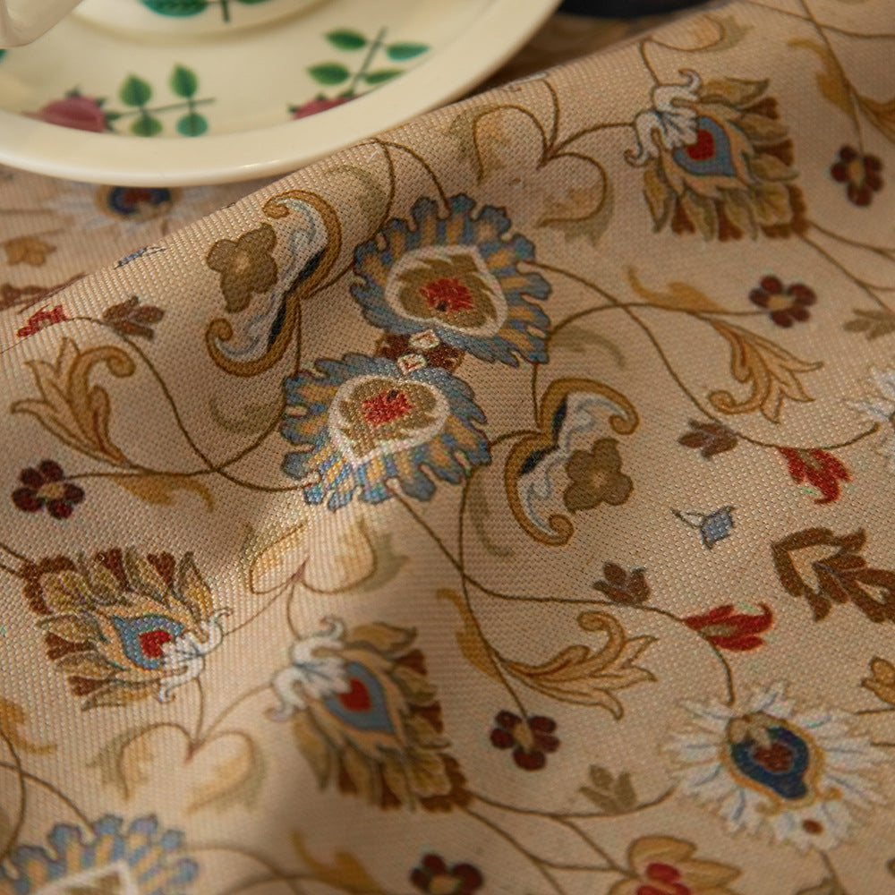 Patriotic dining table runner with tassels