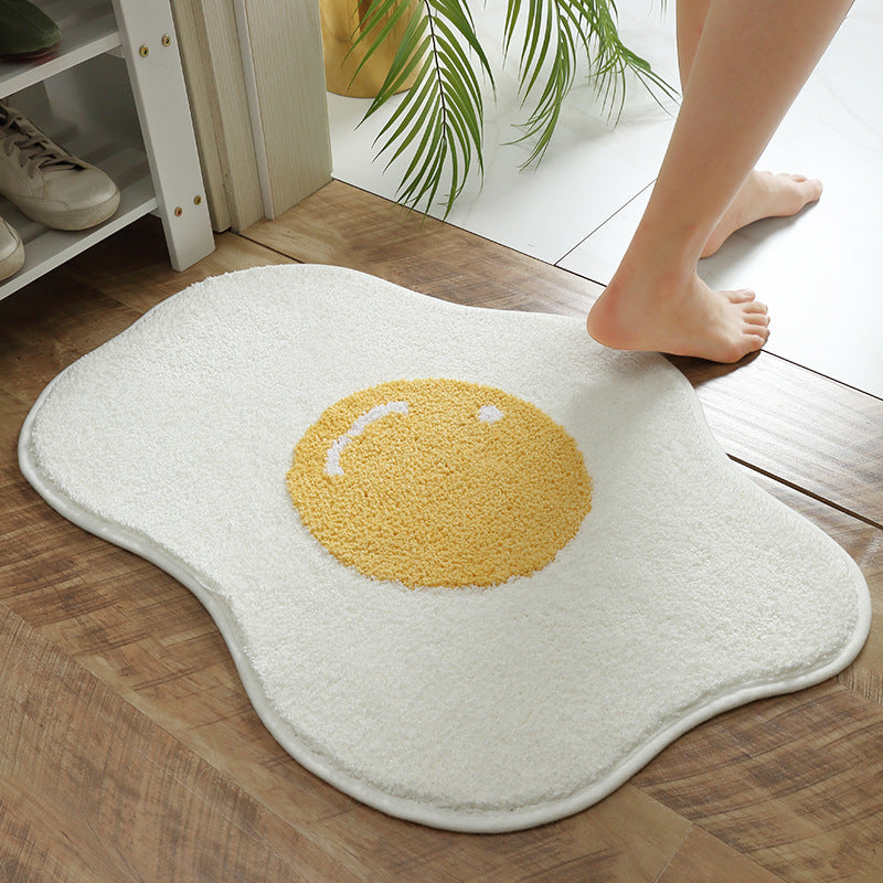 Non-slip novelty doormat detail