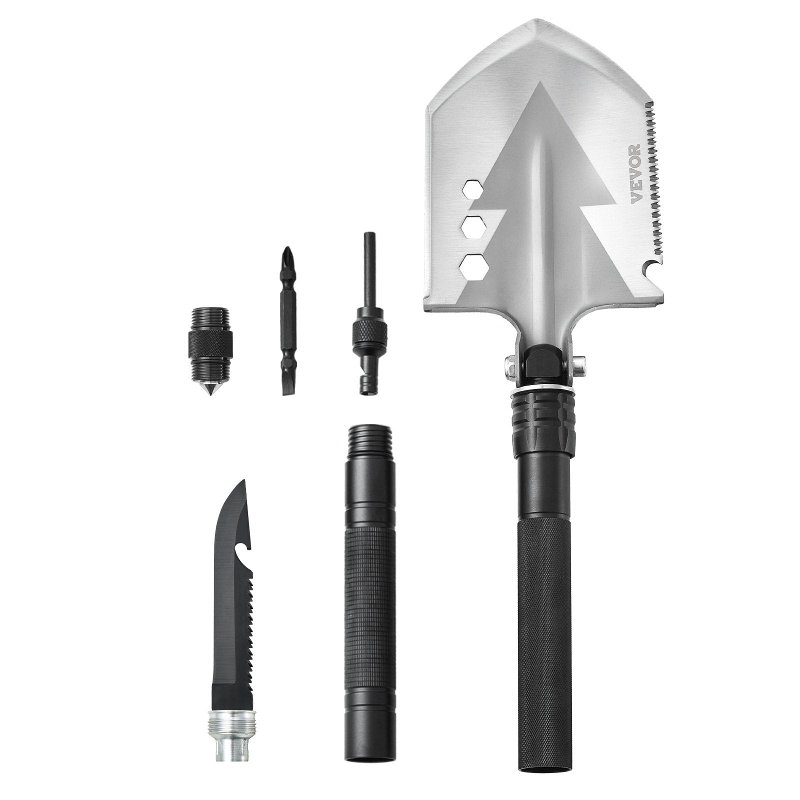 18-in-1 Survival Shovel Folding Multi-Tool