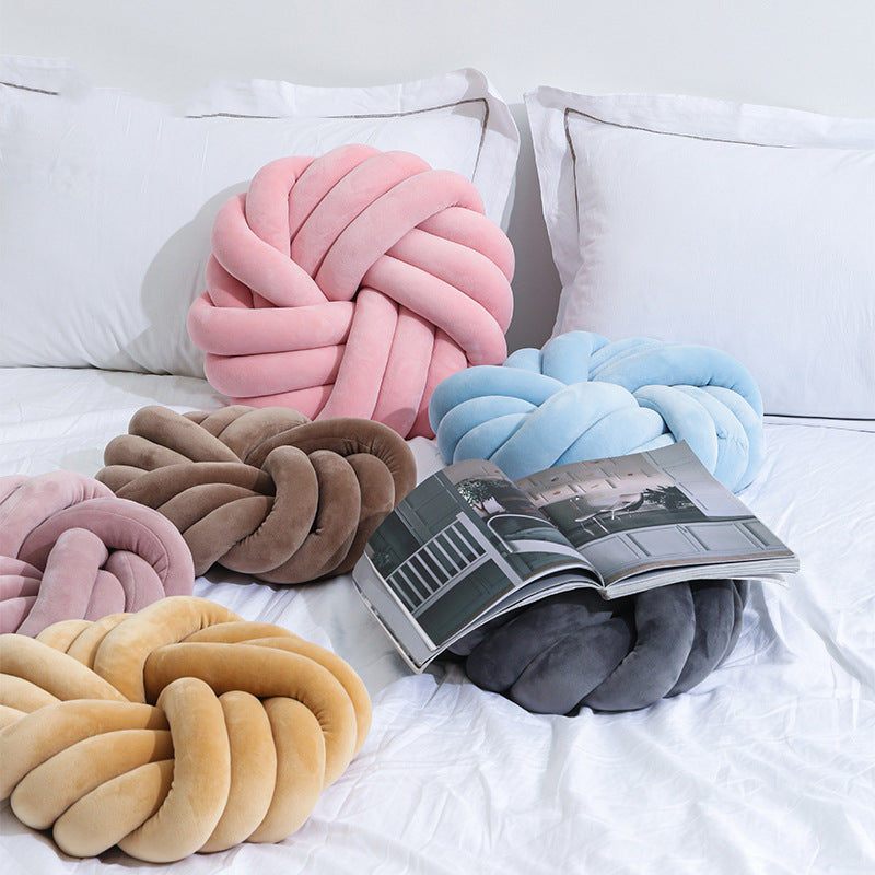 Plush decorative Nordic throw pillow