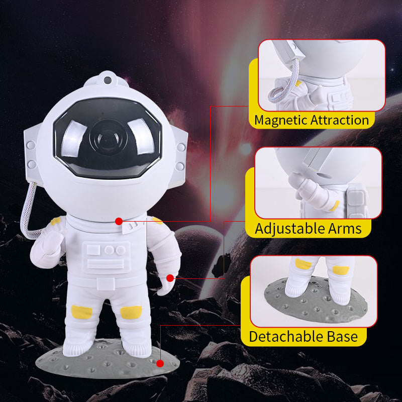 Detachable astronaut projector