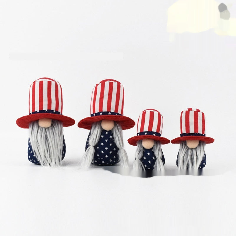 July 4th patriotic gnome figurine Americana decor
