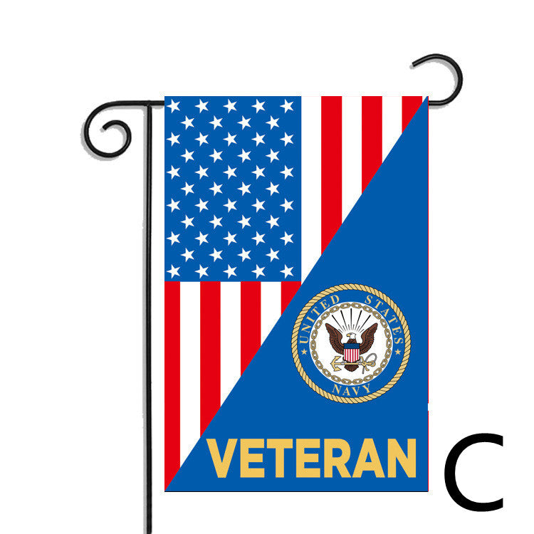 American Veteran Garden Flag patriotic yard banner