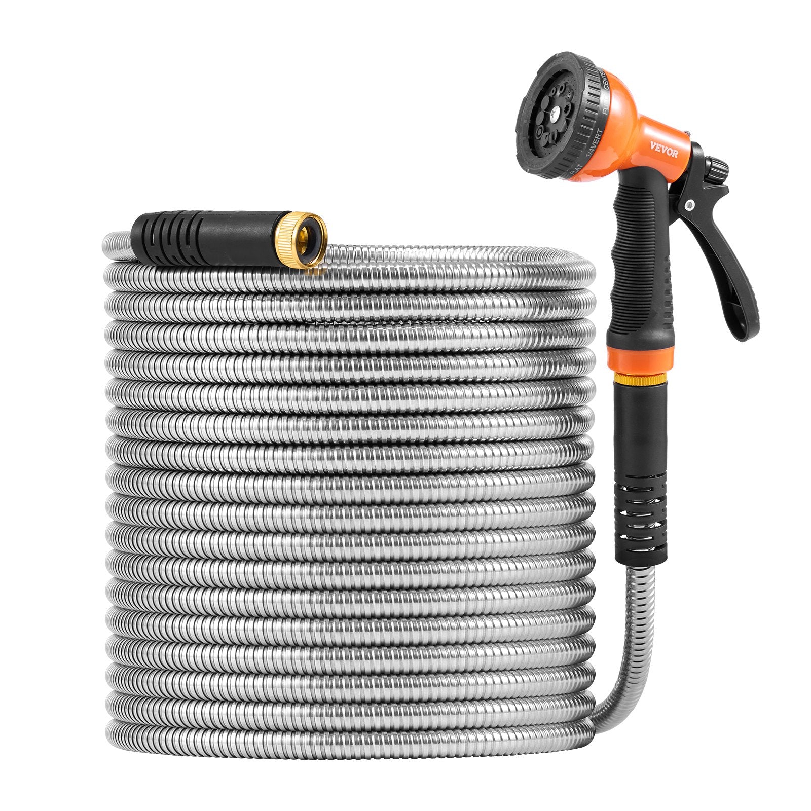 150ft Metal Garden Hose Stainless Steel Water Hose Lightweight