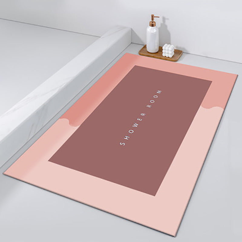 Modern quick-drying bath mat detail