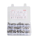 246 Pcs Bolts Nuts Assortment Kit Imperial Stainless Steel