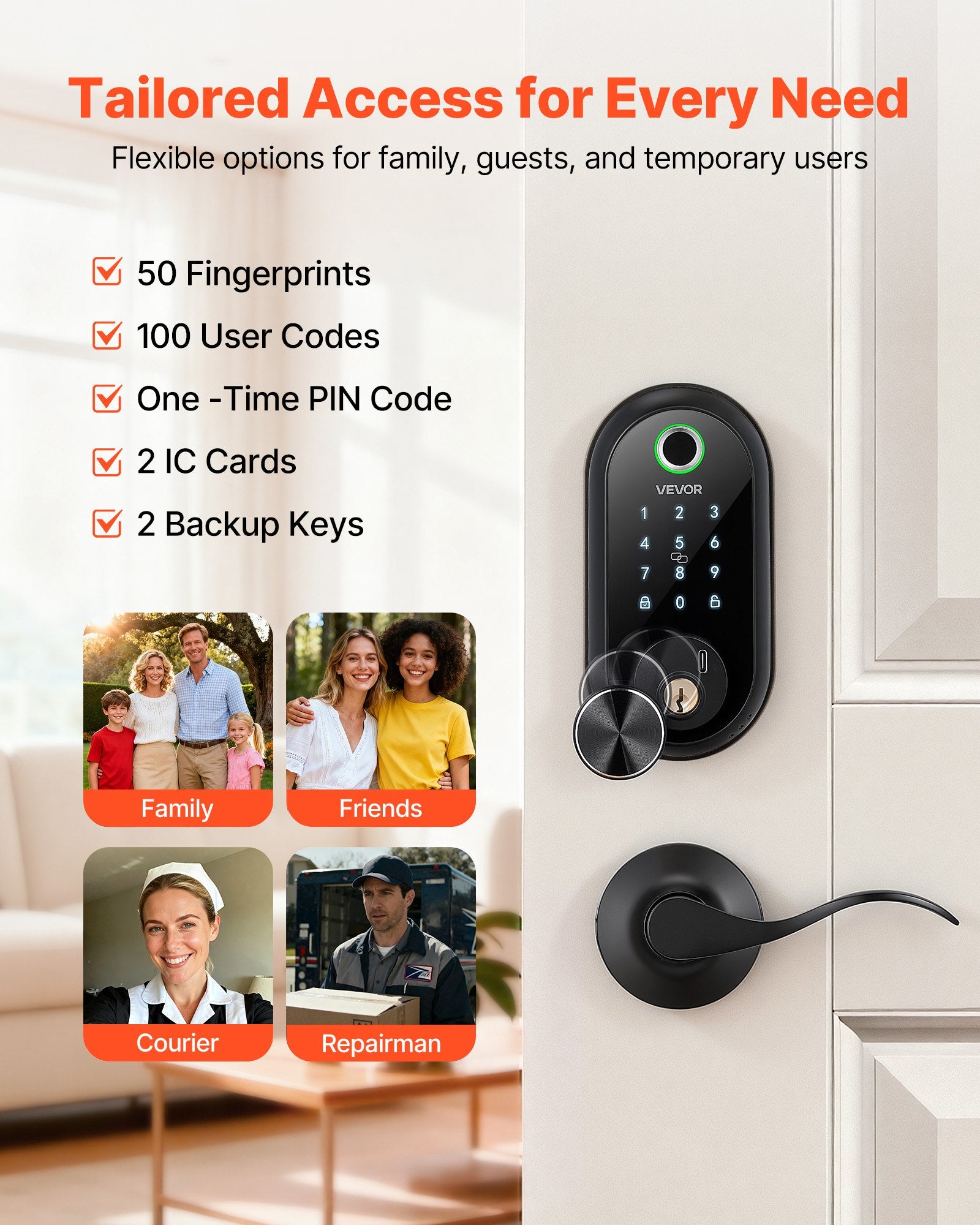 Fingerprint Door Lock Set