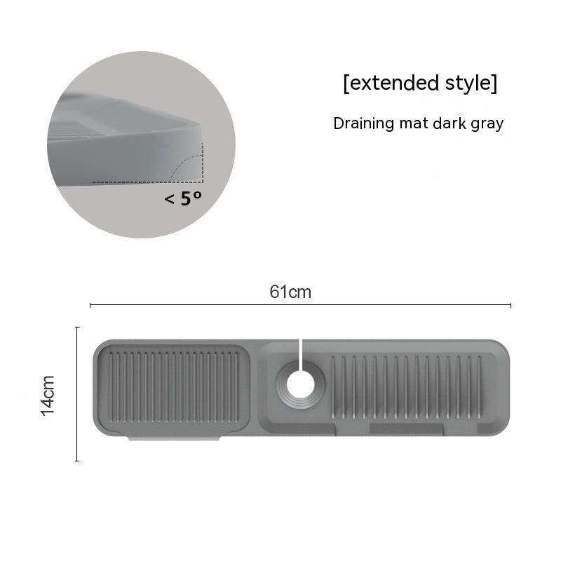 Sink drip catcher silicone pad