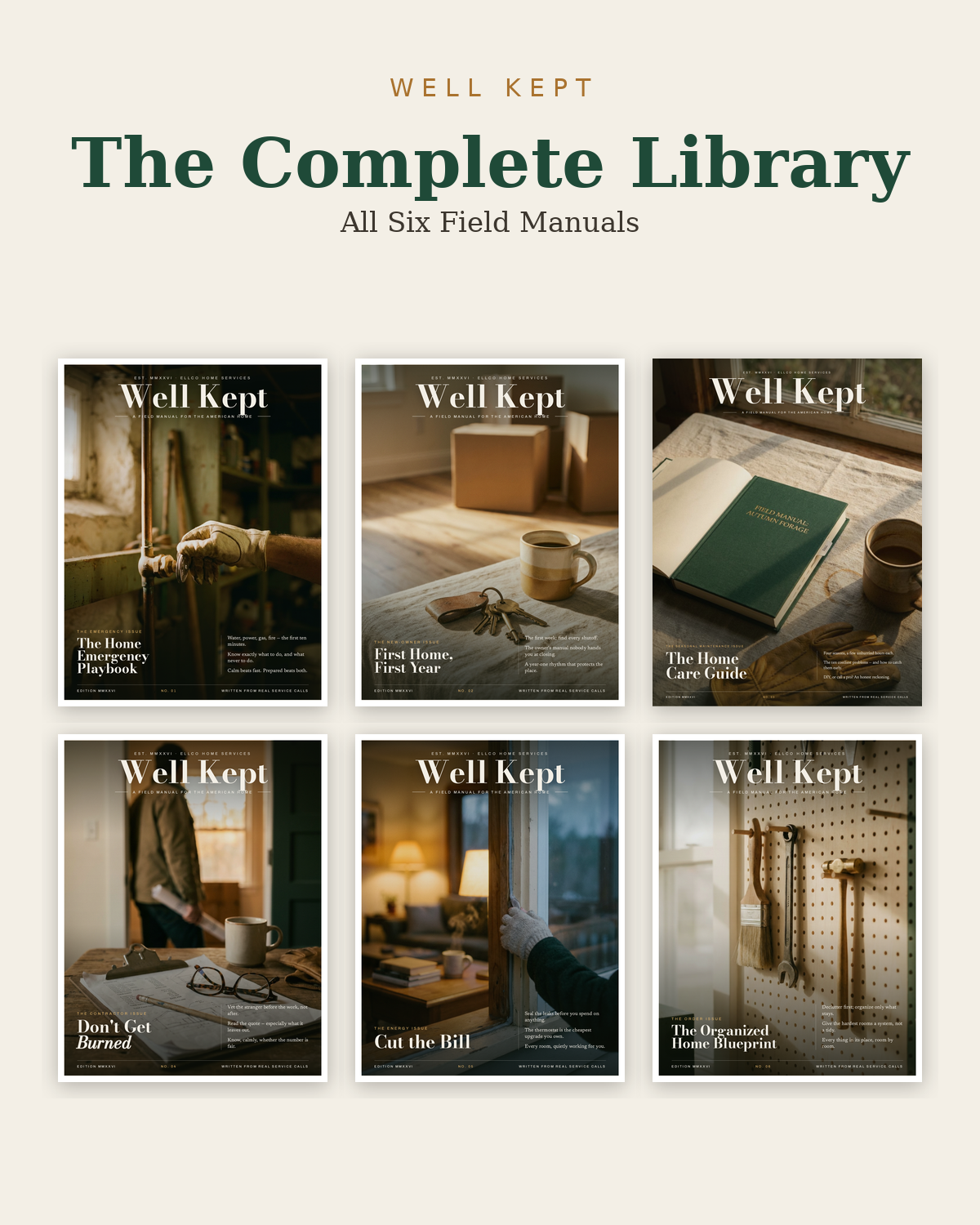 Well Kept · The Complete Library (All Six)