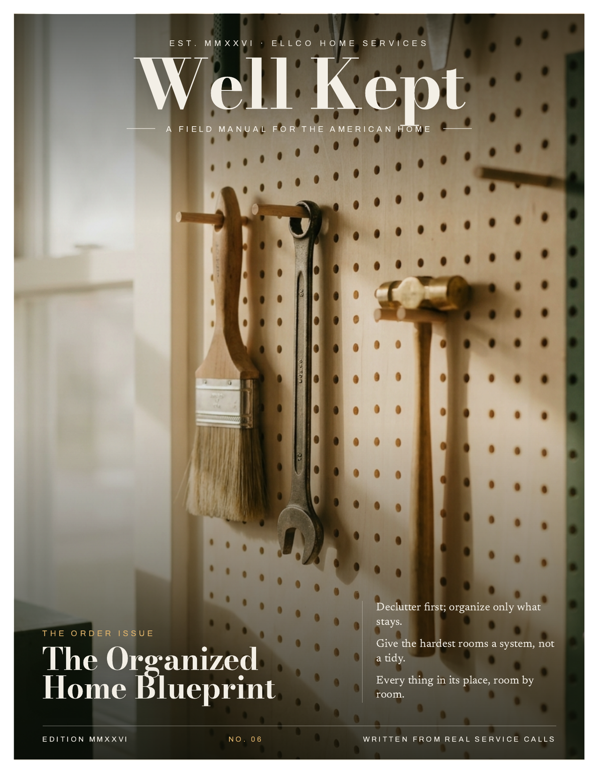 Well Kept No. 06 · The Organized Home Blueprint