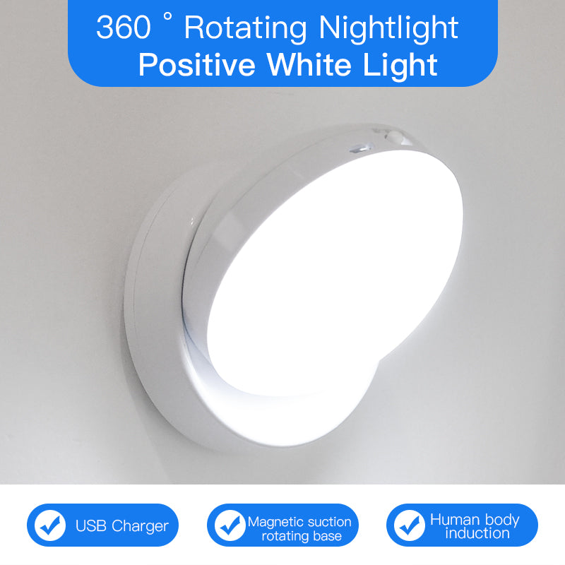 Motion sensor light white