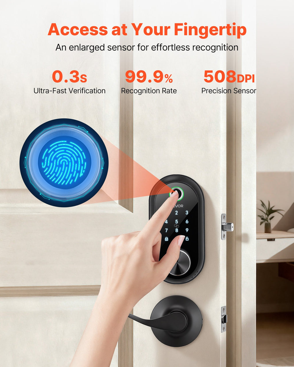 Fingerprint Door Lock Set