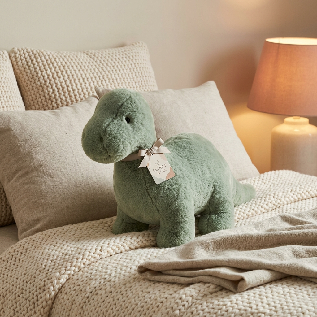 EllCo weighted comfort plush on a bed