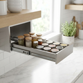 E&C slide-out under-cabinet drawer organizer