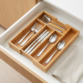 E&C bamboo cutlery drawer tray